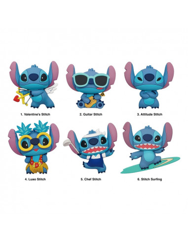 Lilo & Stitch 3D 3D Magnets Series 2 Display (12)