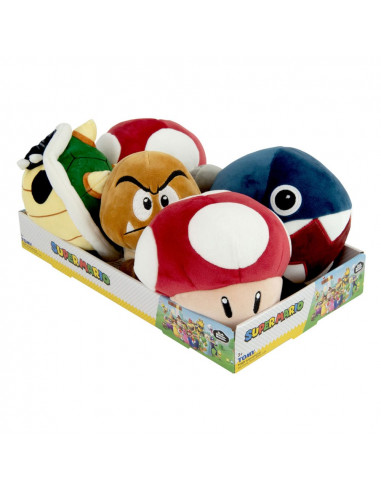 Super Mario Mocchi-Mocchi Junior Plush Figures Wave 11 15 cm Assortment (5)