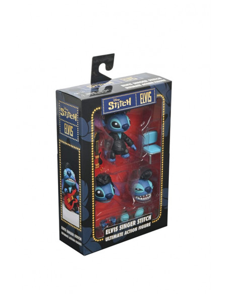 Lilo & Stitch Action Figure Ultimate Singer Elvis Stitch 7 cm