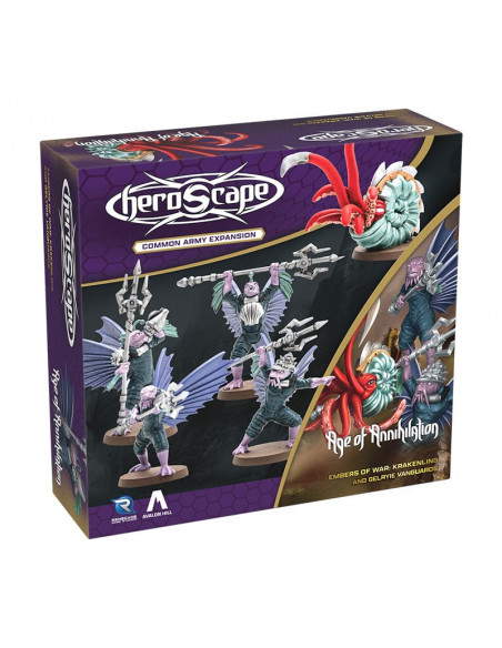 Heroscape Army Expansion Embers of War: Krakenling & Gelryie Vanguards *English Version*