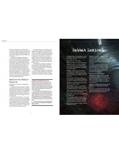 Vampire: The Masquerade 5th Edition RPG book Sabbat: The Black Hand Sourcebook *Englische Version*