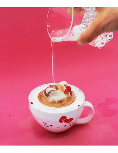 Sanrio Squishy Figures Hello Kitty Cappuccino Display (8)