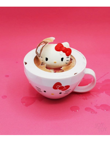 Sanrio Squishy Figures Hello Kitty Cappuccino Display (8)