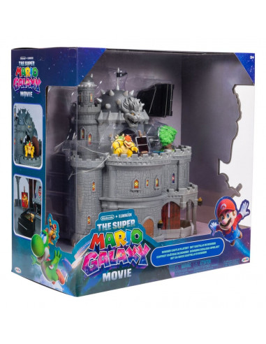 The Super Mario Galaxy Movie Deluxe Playset with 1 Mini Figure Bowser Castle