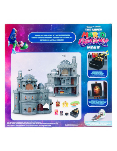 The Super Mario Galaxy Movie Deluxe Playset with 1 Mini Figure Bowser Castle