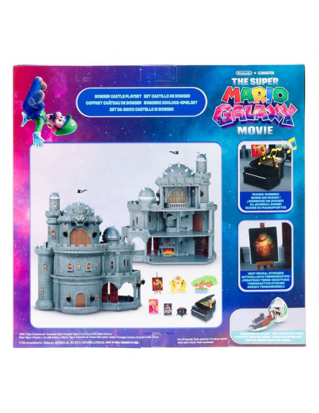 The Super Mario Galaxy Movie Deluxe Playset with 1 Mini Figure Bowser Castle