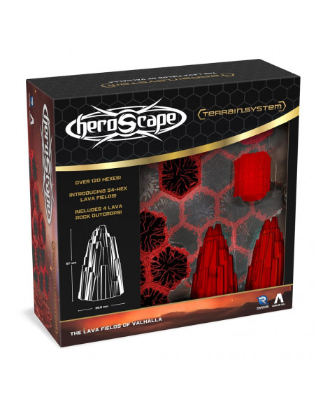 Heroscape Terrain Expansion The Lava Fields of Valhalla *English Version*