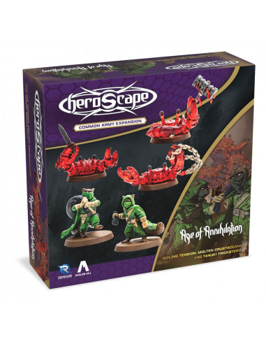 Heroscape Army Expansion Boiling Tension: Molten Crustaceans & Tanuki Tricksters *English Version*