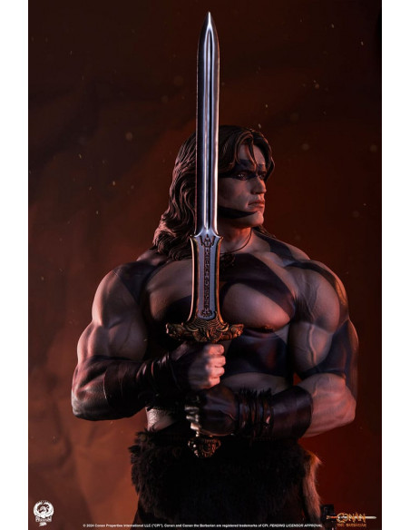 Conan the Barbarian Elite Series Statue 1/2 Conan Warpaint Edition 116 cm