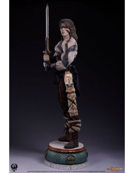 Conan the Barbarian Elite Series Statue 1/2 Conan Warpaint Edition 116 cm