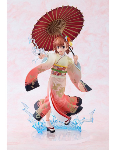 A Certain Scientific Railgun T Statue 1/7 Mikoto Misaka Furisode Kimono Ver. 28 cm