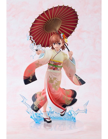 A Certain Scientific Railgun T Statue 1/7 Mikoto Misaka Furisode Kimono Ver. 28 cm