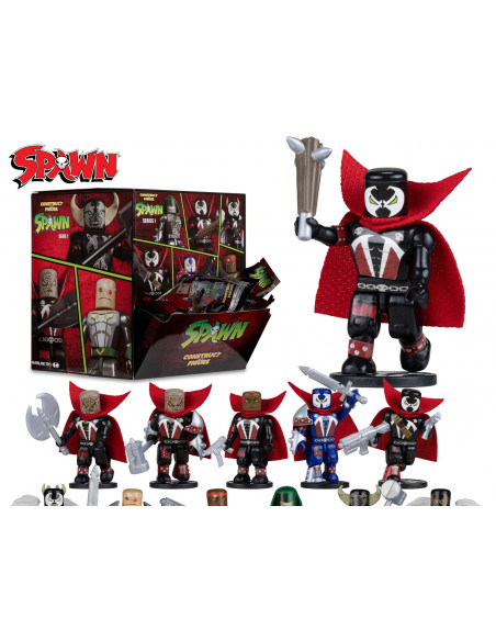SPAWN CONSTRUCT-A-FIGURE BLIND BAG S1 DISPLAY (36)
