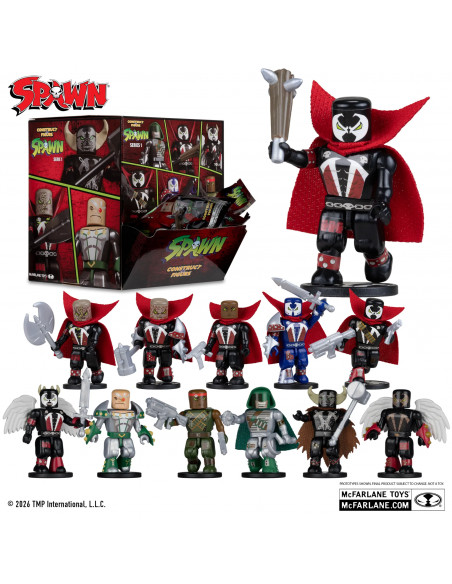 SPAWN CONSTRUCT-A-FIGURE BLIND BAG S1 DISPLAY (36)