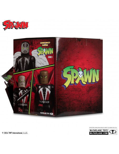 SPAWN CONSTRUCT-A-FIGURE BLIND BAG S1 DISPLAY (36)