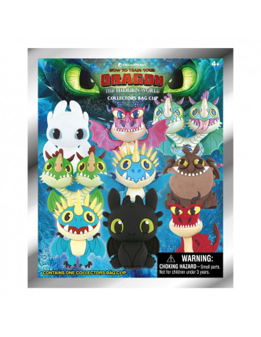 How to Train Your Dragon 3D PVC Bag Clips Series 1 Display (24)
