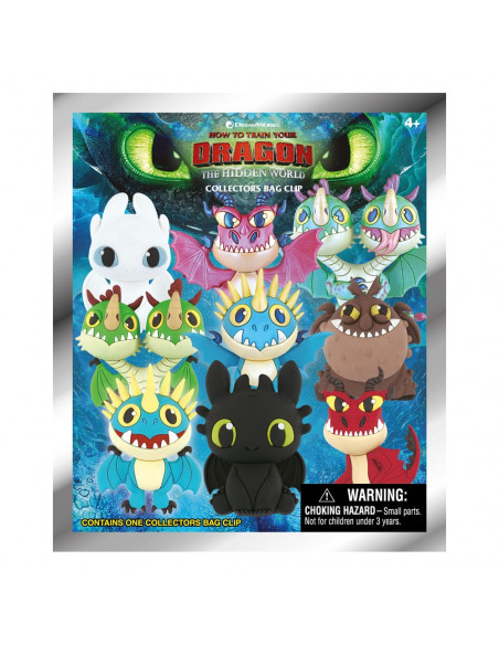 How to Train Your Dragon 3D PVC Bag Clips Series 1 Display (24)