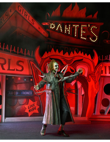 Beetlejuice (1988) Diorama Trenchcoat with Spikes Inferno Room Deluxe Set