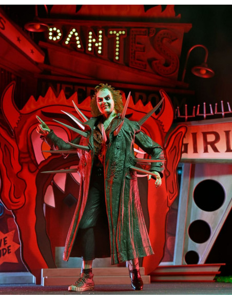 Beetlejuice (1988) Diorama Trenchcoat with Spikes Inferno Room Deluxe Set