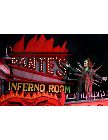 Beetlejuice (1988) Diorama Trenchcoat with Spikes Inferno Room Deluxe Set