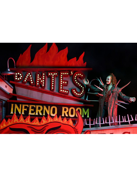 Beetlejuice (1988) Diorama Trenchcoat with Spikes Inferno Room Deluxe Set