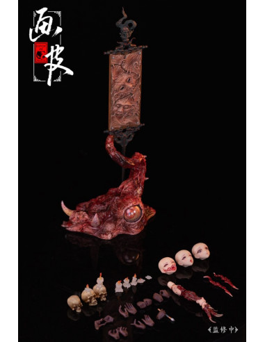 Original Character Action Figure 1/12 Hua Xia Shen Gui Hua Pi 16 cm