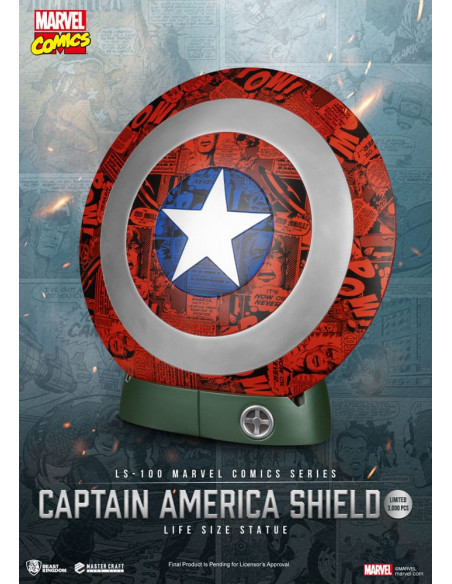 Marvel Comics PVC Captain America Shield Life Size Statue 64 cm