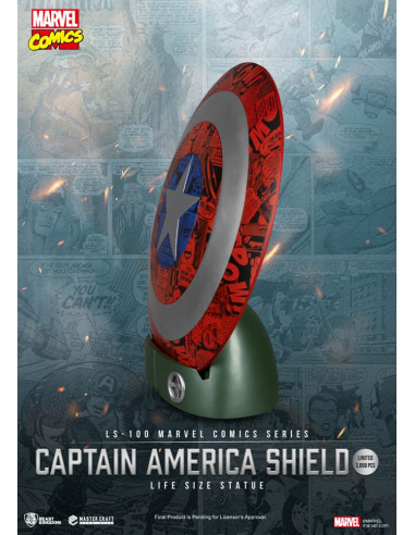 Marvel Comics PVC Captain America Shield Life Size Statue 64 cm