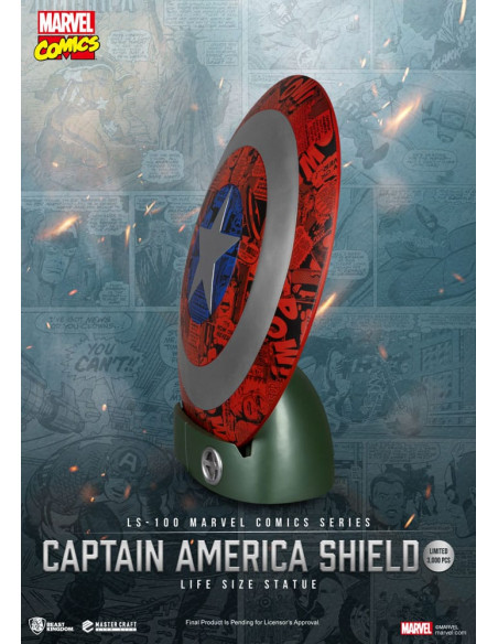 Marvel Comics PVC Captain America Shield Life Size Statue 64 cm