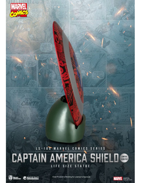 Marvel Comics PVC Captain America Shield Life Size Statue 64 cm