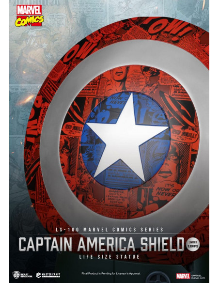 Marvel Comics PVC Captain America Shield Life Size Statue 64 cm