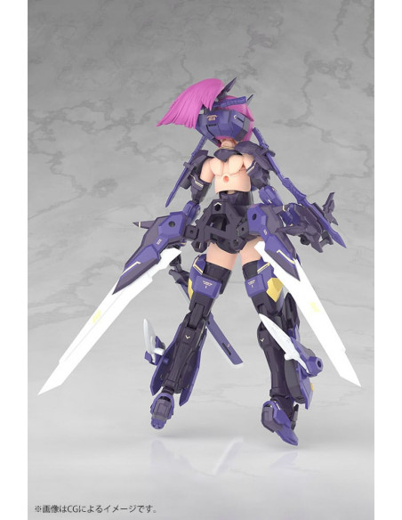 Megami Device Plastic Model Kit 1/1 Asra Archer Kizuna Shadow Edition Full Package 14 cm