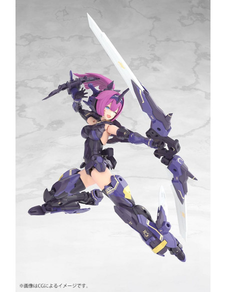 Megami Device Plastic Model Kit 1/1 Asra Archer Kizuna Shadow Edition Full Package 14 cm