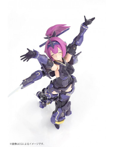 Megami Device Plastic Model Kit 1/1 Asra Archer Kizuna Shadow Edition Full Package 14 cm