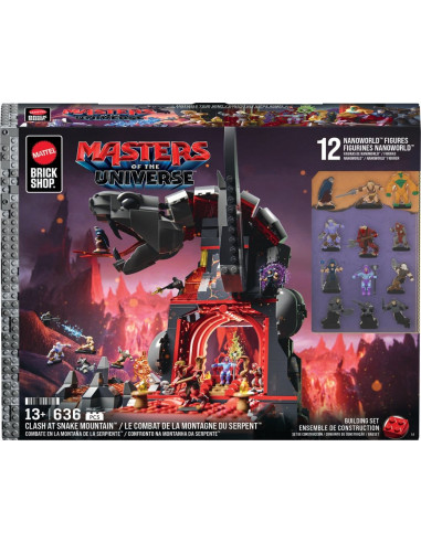 Masters of the Universe Mattel Brick Shop Construction Set Snake Mountain