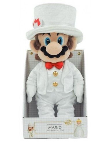Super Mario Plush Figure Mario Wedding 39 cm
