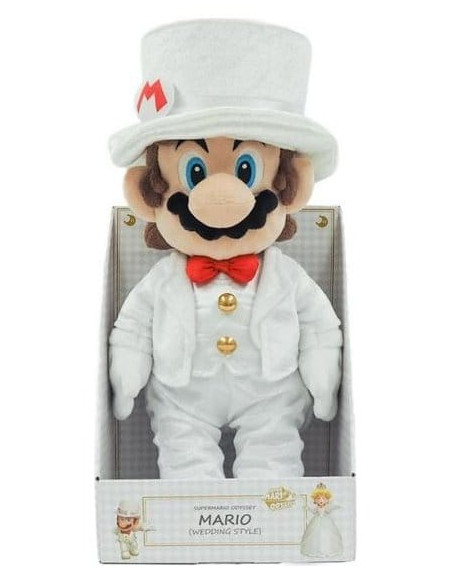 Super Mario Plush Figure Mario Wedding 39 cm
