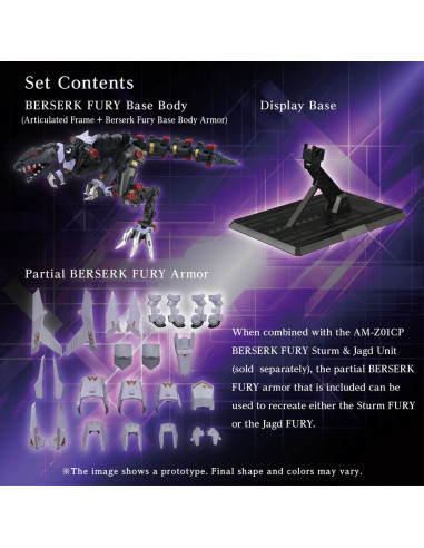 Zoids Plastic Model Kit AM-Z01EX Berserk Fury (Elementary Body)