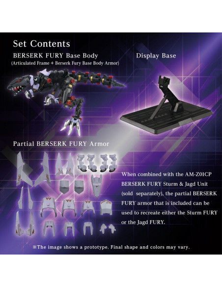 Zoids Plastic Model Kit AM-Z01EX Berserk Fury (Elementary Body)