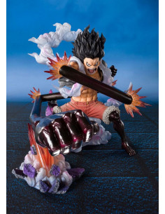 One Piece Figuarts ZERO Extra Battle PVC Statue Monkey D. Luffy Gear 4 Snake Man King Cobra 21 cm