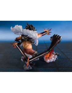 One Piece Figuarts ZERO Extra Battle PVC Statue Monkey D. Luffy Gear 4 Snake Man King Cobra 21 cm 2