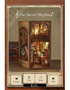 Book Nook The Secret Rhythm 23 x 11 cm