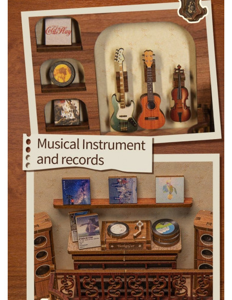 Book Nook The Secret Rhythm 23 x 11 cm