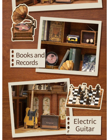 Book Nook The Secret Rhythm 23 x 11 cm