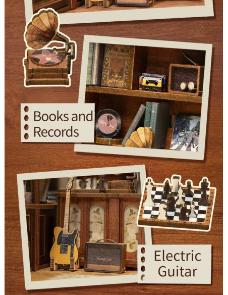 Book Nook The Secret Rhythm 23 x 11 cm