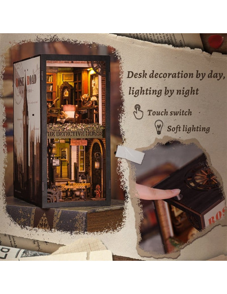 Book Nook Rose Detective Agency 23 x 11 cm