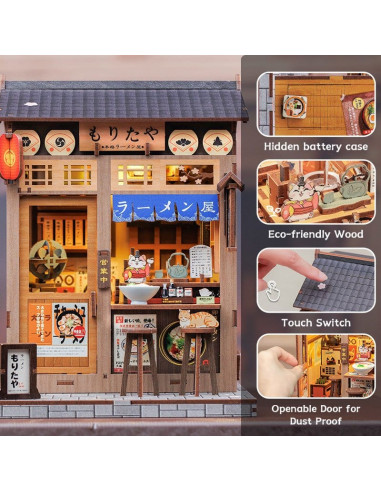 Miniature House Model Kit Morita-Ya 21 x 16 cm