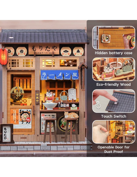 Miniature House Model Kit Morita-Ya 21 x 16 cm