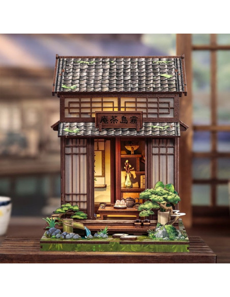 Miniature House Model Kit Kirishima Cha-an 19 x 14 cm