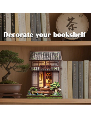Miniature House Model Kit Kirishima Cha-an 19 x 14 cm